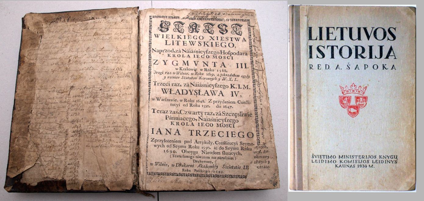 Trečias statutas ir Šapokos redaguota Lietuvos istorija